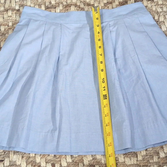 Lands' End Canvas Blue Cotton Mini Skirt - Picture 9 of 9